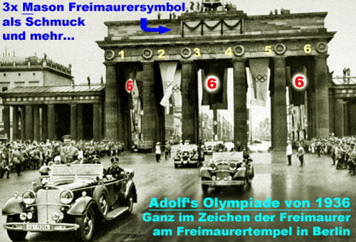 Freimaurertempel – Brandenburger Tor 1936